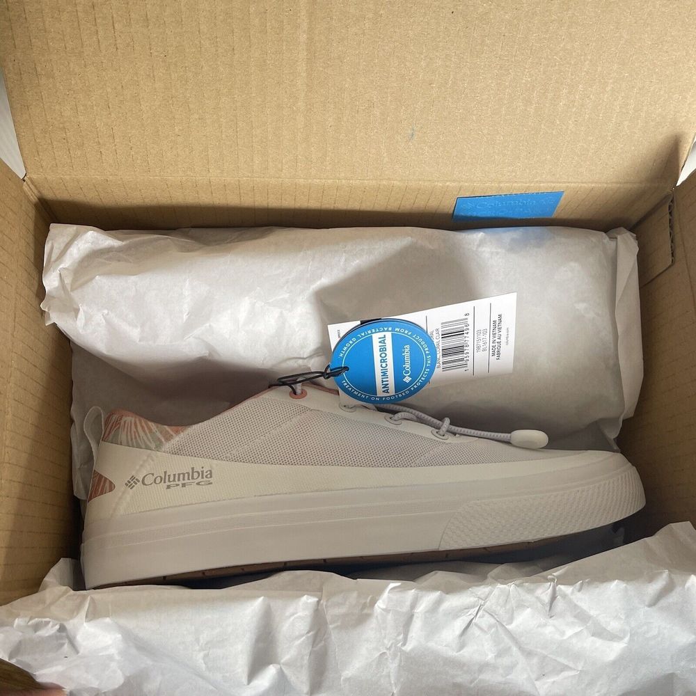 Columbia Women Water Boat Shoes Sneaker Size 10 White PFG Bonehead NEW - Picture 7 of 16